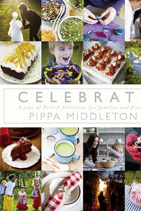 The cover of Middleton's <i>Celebrate: A Year of British Festivities for Family and Friends</i>.