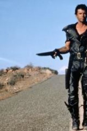 Battling gangs: Mel Gibson as <i>Mad Max</i>.