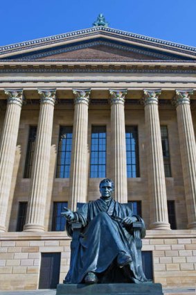 Philadelphia Museum of Art Statue of John Marshall.