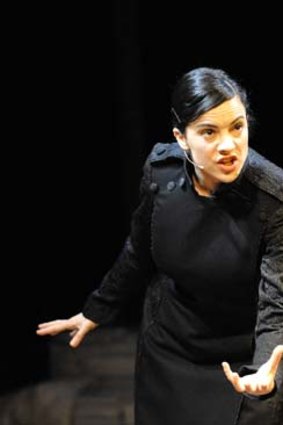 Gripping ... Camille O'Sullivan in <i>The Rape of Lucrece</i>.