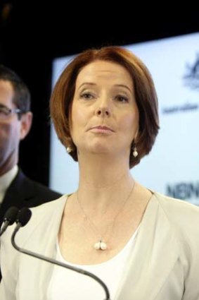 Timetable clash ... Julia Gillard.