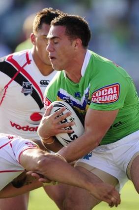 Canberra's Bronson Harrison is now tipped to replace Miller at the Dragons.