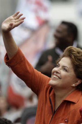 ‘‘She certainly will [win] in the second [voting round].’’ ... Dilma Rousseff.
