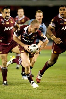 Darren Lockyer scored the winning try.