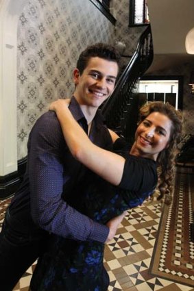 The two young stars of <i>Strictly Ballroom The Musical</i>: Phoebe Panaretos and Thomas Lacey.