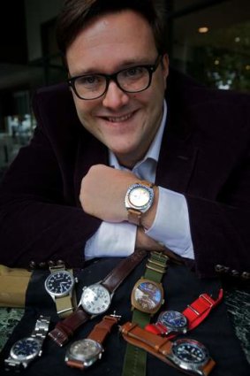 Felix Scholz prefers collecting watches from the 1970s.