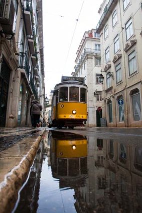 All aboard &#8230; commuters in the Portuguese capital Lisbon have been hit by strikes and cutbacks.