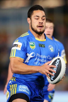 In for the long haul: Jarryd Hayne says he hasn't considered leaving Parramatta despite their struggles.