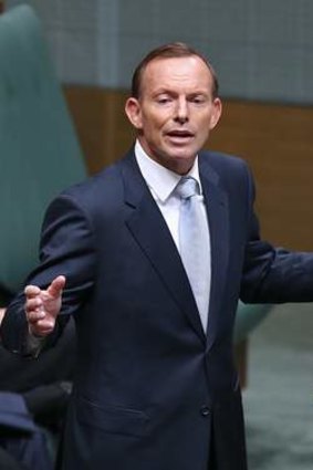 Prime Minister Tony Abbott delivers the Closing the Gap report.