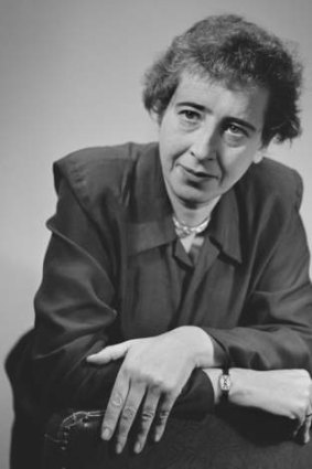 Provocative … Hannah Arendt, who coined the term "the banality of evil" to describe the actions of Nazi Adolf Eichmann.