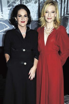 Fashionable circles … with Cate Blanchett at the "Vogue Australia" 50th anniversary party in 2009.