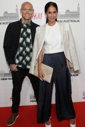 Michael and Lindy Klim at H&M's VIP preview in Melbourne earlier this year.
