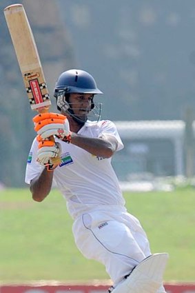 New experience: Dimuth Karunaratne is one of two Sri Lankans who will be playing against Australia for the first time.