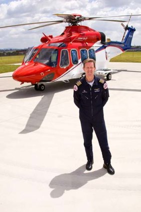 Helicopter pilot Mark Kempton.