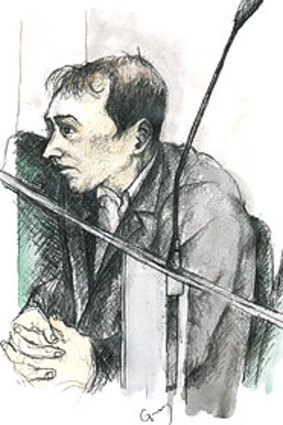 A sketch of Andrew Van Rossum. Illustration: John Ryrie.