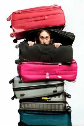 Ross Noble (luggage courtesy of Sweeney Luggage Centre).