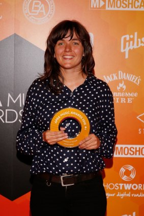 Winning yet again: A month after winning the Australian Music Prize, Courtney Barnett is named APRA songwriter of the year. 