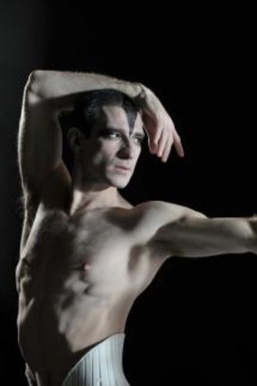 Man power: Chris Marney as The Prince and Jonathan Ollivier as The Swan in Matthew Bourne's <em>Swan Lake</em>.