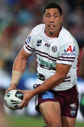 Expected to move ... Manly prop Brent Kite.