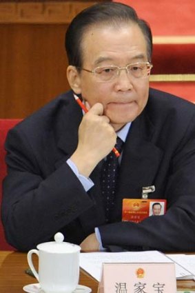 One of seven members expected to stand down next year ... Chinese Premier Wen Jiabao.