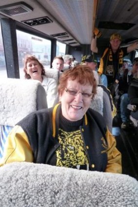 Five buses full of Richmond fans will descend on Adelaide.
