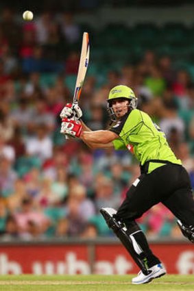 Blake Dean was unhappy with his debut for the Sydney Thunder.