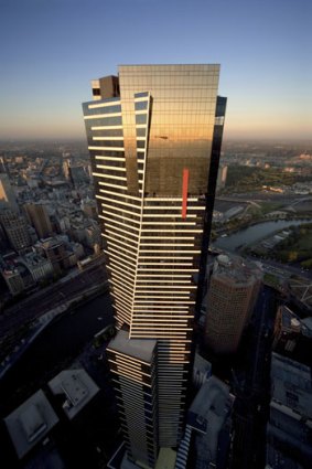 Bold views of Melbourne through the Gollings lens: Eureka Tower.