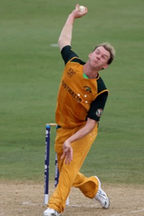 Brett Lee has been ruled out of the World Twenty20 series after he strained his elbow during Australia's match against Zimbabwe.