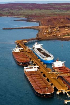 An equipment shutdown at Cape Lambert impeded Rio's iron ore output.