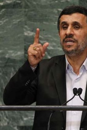 Mahmoud Ahmadinejad, President of Iran.
