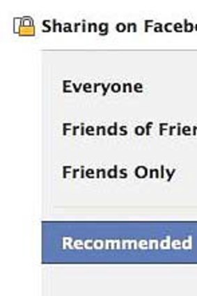 Facebook's new Recommended setting