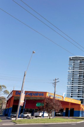 An artists' impressions of Vicland's proposed mixed use development at Fishermans Bend.