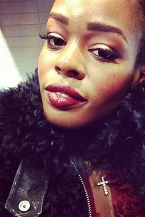 Taking label plight to Twitter ... Azealia Banks (pictured in a 'selfie' on her Facebook page) is not afraid to harness the power of social media.