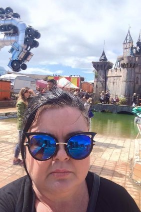 Brisbane woman Kiesten McCauley was among the first to experience Banksy's surreal theme park "Dismaland" in the UK.