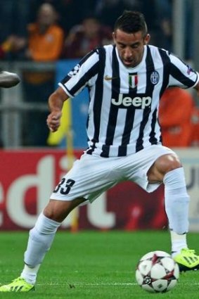 Chilean defender Mauricio Isla.