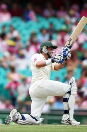 Michael Hussey keeps Australia's Test hopes alive.