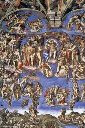 Michelangelo's <em>The Last Judgment</em>.