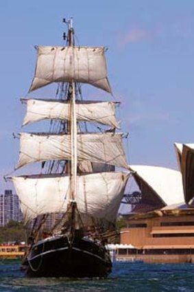 Regatta spectacular: Warships and tall ships join the International Fleet Review.