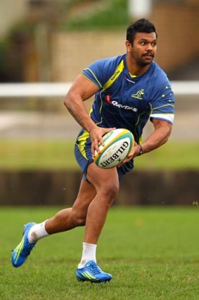 "Bruised and battered" ... Kurtley Beale's fractured rib has ruled him out of the rest of the Super Rugby season.