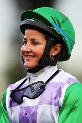 Happy days: Michelle Payne after her win on Prince of Penzance.
