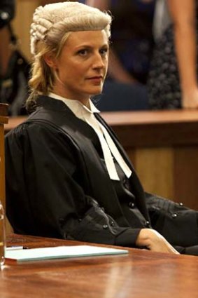Reprising her role ... Marta Dusseldorp as Janet King in <em>Crownies</em>.