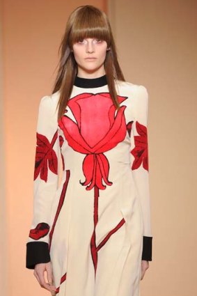 ''Strict and sober'' showing &#8230; Marni opts for a palette of butter, black and crimson as the label continued to establish itself as a major fashion player in Milan.