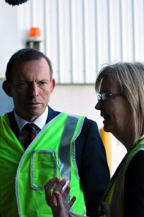Tony Abbott in Perth today.