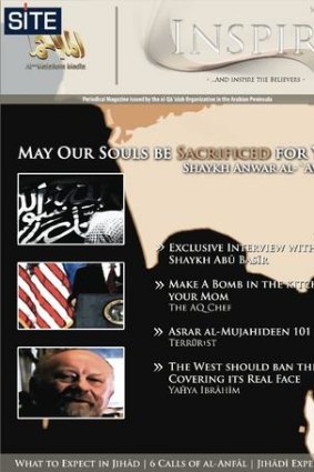 Online propaganda magazine in English called Inspire alledgedly launched by Al-Qaida.