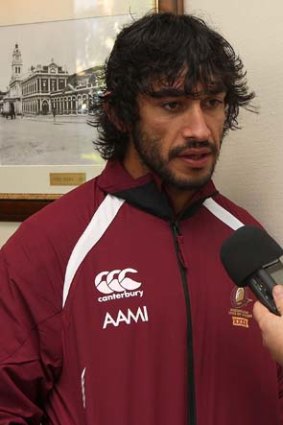 "Hopefully we can get him a little bit of ball and some space and watch him go." ... Johnathan Thurston on Inglis.