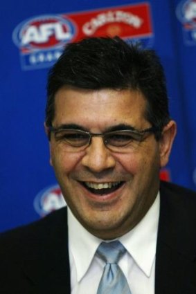 Andrew Demetriou,  the new AFL CEO, back in 2003.