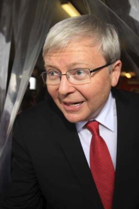 Cutting the number of boat arrivals: Kevin Rudd.