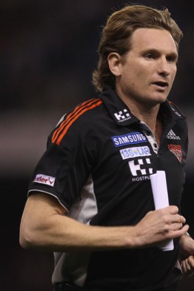 James Hird.. delighted his team was able to withstand the inevitable Geelong fightback.