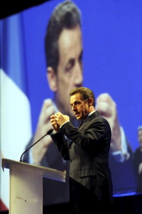 President Nicolas Sarkozy's tough stance on immigration wins favour.
