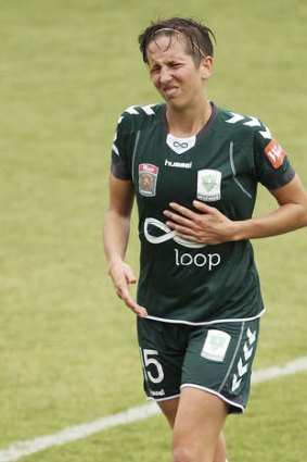Sally Shipard leaves last weekend's game against Melbourne Victory due to injury.